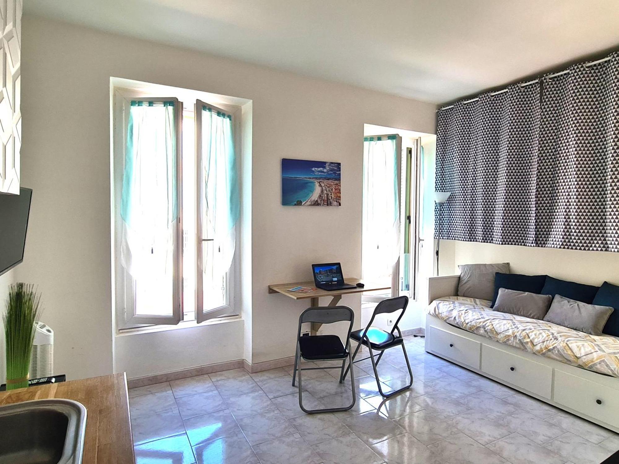 Nice - Studio Cosy Hypercentre A 500M De La Plage Exterior foto